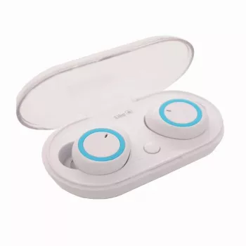 iLike Bluetooth-nappikuulokkeet IBE01 valkoinen