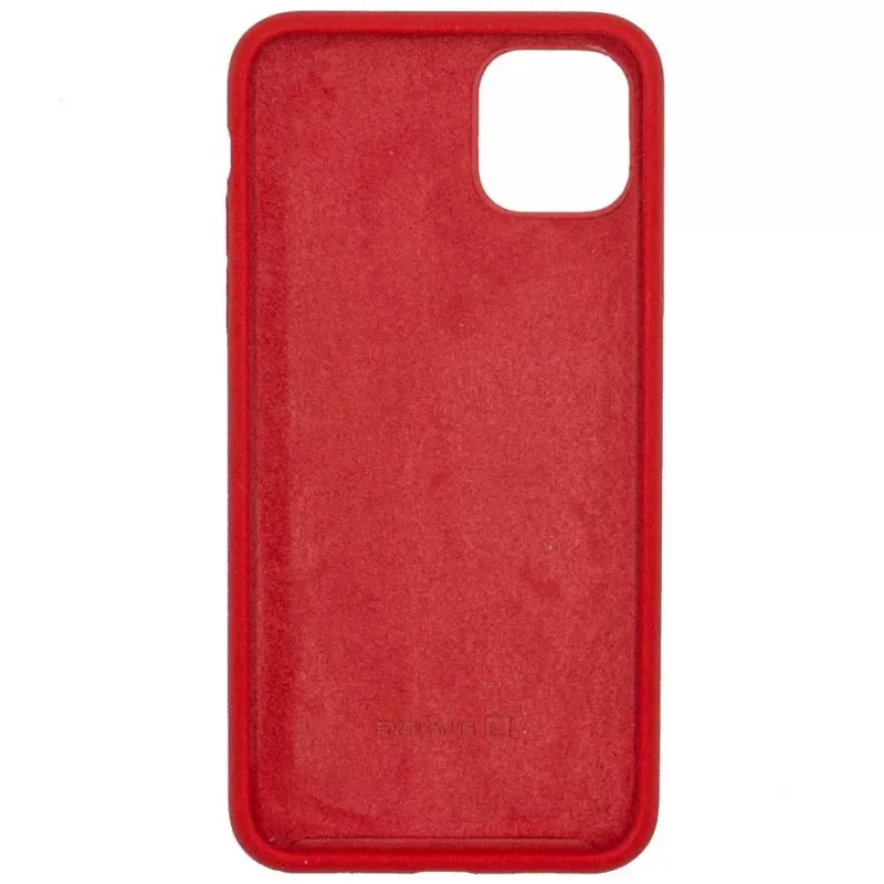 Evelatus Apple iPhone 11 Pro Max Premium Soft Touch -silikonikuori punainen