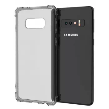 Evelatus Samsung Galaxy S10e Military Shockproof -silikonikuori TPU musta