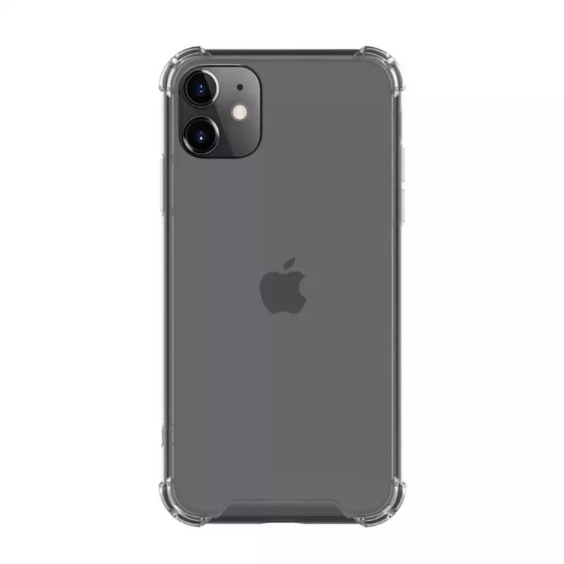 Evelatus Apple iPhone 11 Military Shockproof -silikonikuori TPU läpinäkyvä