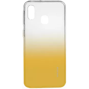 Evelatus Samsung Galaxy A40 Gradient TPU -kuori kultainen
