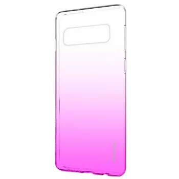 Evelatus Samsung Galaxy S10+ Gradient TPU -kotelo ruusunpunainen