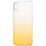 Evelatus Apple iPhone X/XS Gradient TPU -kotelo kultainen