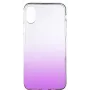 Evelatus Apple iPhone Xs Max Gradient TPU -kotelo violetti