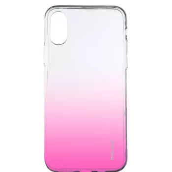 Evelatus Apple iPhone Xs Max Gradient TPU -kotelo ruusunpunainen