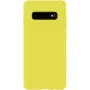 Evelatus Samsung Galaxy S10 Nano Silicone -kotelo Soft Touch TPU keltainen