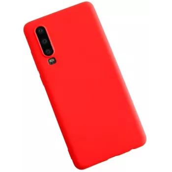 Evelatus Huawei P30 Nano Silicone -kotelo Soft Touch TPU punainen