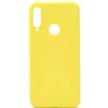 Evelatus Huawei P30 Lite Nano Silicone -kotelo Soft Touch TPU keltainen