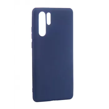 Evelatus Huawei P30 Pro Nano Silicone -kotelo Soft Touch TPU tummansininen