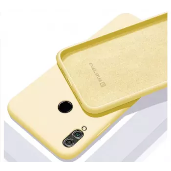Evelatus Xiaomi Mi 9 Lite Soft Silicone -suojakotelo keltainen