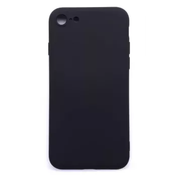 Evelatus Apple iPhone 7/8 Nano Silicone Case Soft Touch TPU musta
