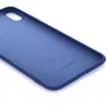 Evelatus Apple iPhone X/Xs Nano Silicone Case Soft Touch TPU tummansininen
