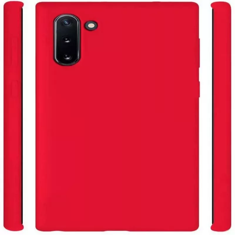 Evelatus Samsung Galaxy Note 10 Premium Soft Touch -silikonikuori punainen