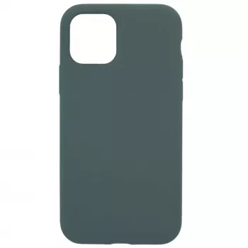 Evelatus Apple iPhone 11 Pro Max Premium Soft Touch -silikonikuori tannengrün