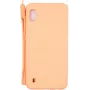 Evelatus Samsung Galaxy A10 Soft Touch -silikonikuori ja hihna pinkki