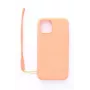Evelatus Apple iPhone 11 Pro Soft Touch -silikonikuori ja kantohihna pinkki