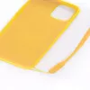 Evelatus Apple iPhone 11 Pro Soft Touch -silikonikuori ja kantohihna keltainen