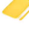 Evelatus Apple iPhone XR Soft Touch -silikonikuori ja hihna keltainen