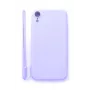 Evelatus Apple iPhone XR Soft Touch -silikonikuori ja hihna lila