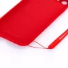 Evelatus Apple iPhone 7/8/SE2020/SE2022 Soft Touch -silikonikuori ja hihna punainen