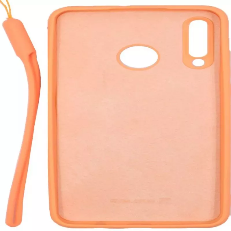 Evelatus Huawei P30 Lite Soft Touch -silikonikuori ja kantohihna pinkki
