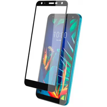 EVELATUS LG K40 2.5D Full Cover Japan Glue Glass Anti-Static näytönsuojus