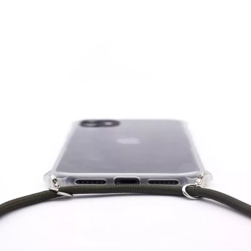 Evelatus Samsung Galaxy S10 kotelo nauhalla vihreä läpinäkyvä