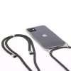 Evelatus Apple iPhone 11 Pro kotelo nauhalla vihreä läpinäkyvä