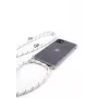 Evelatus Apple iPhone X/XS kotelo köydellä valkoiset raidat läpinäkyvä