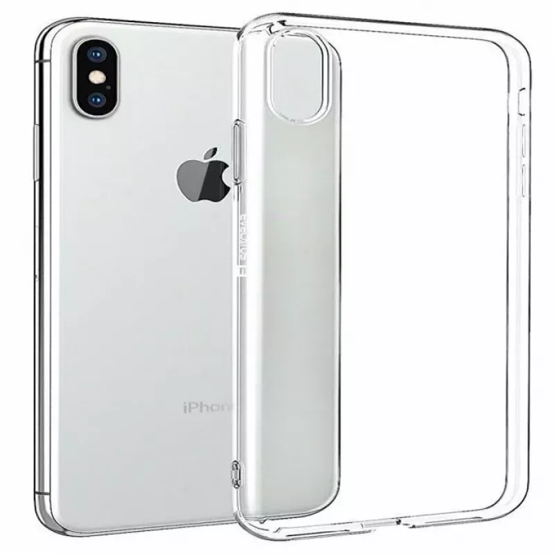 Evelatus Apple iPhone XS Max läpinäkyvä silikonikotelo 1,5 mm TPU kirkas