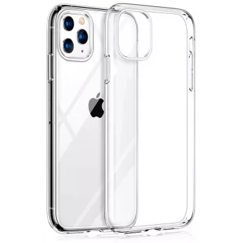 EVELATUS Apple iPhone 11 Pro läpinäkyvä silikonikotelo 1,5 mm TPU kirkas
