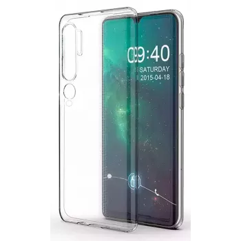 Evelatus Xiaomi Mi Note 10 / Mi Note 10 Pro läpinäkyvä silikonikotelo 1,5 mm TPU kirkas