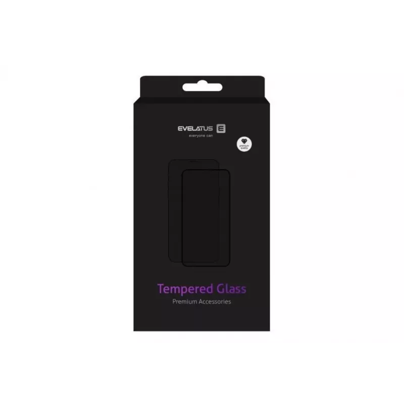 Evelatus Samsung Galaxy Note 8 Clear Glass UV + Glue näytönsuojus