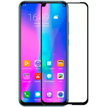 EVELATUS Huawei P Smart 2019 2.5D Full Cover Japan Glue Glass Anti-Static näytönsuojus