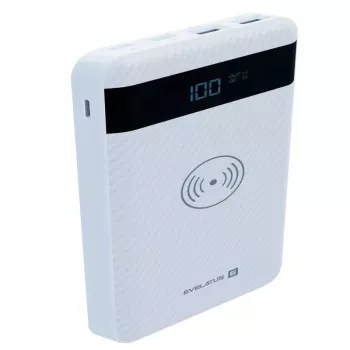 Evelatus EPB05 langaton varavirtalähde 10000 mAh valkoinen