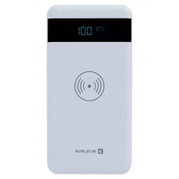 Evelatus EPB05 langaton varavirtalähde 10000 mAh valkoinen