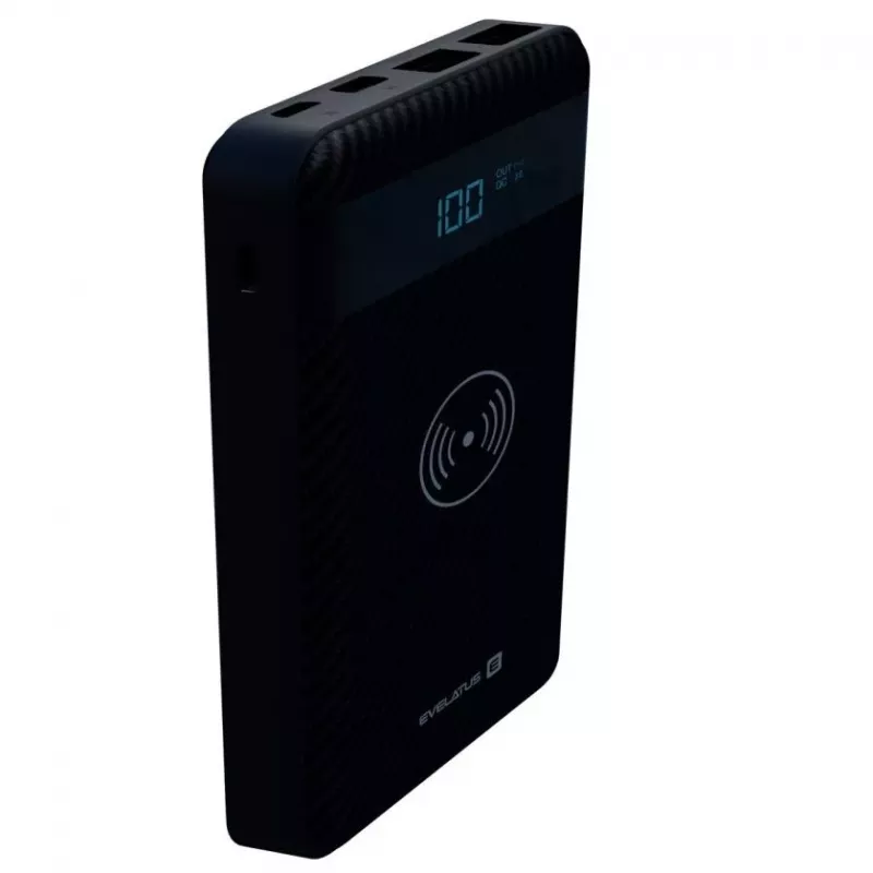 Evelatus varavirtalähde langaton EPB05 10000 mAh musta