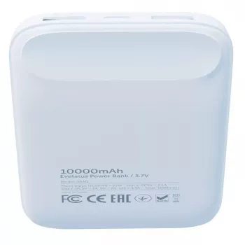 Evelatus varavirtalähde EPB07 10000 mAh valkoinen