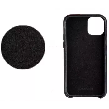 Evelatus Apple iPhone 11 Pro nahkakuori musta