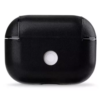 Evelatus Apple AirPods Pro nahkainen suojakotelo musta