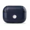 Evelatus Apple AirPods Pro nahkainen suojakotelo tummansininen