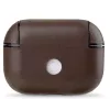 Evelatus Apple AirPods Pro nahkainen suojakotelo ruskea