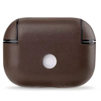 Evelatus Apple AirPods Pro nahkainen suojakotelo ruskea