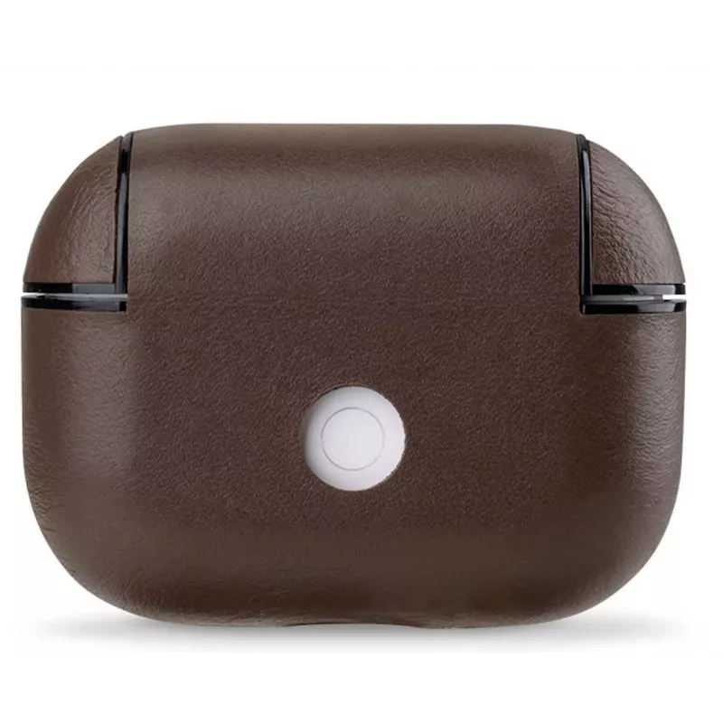 Evelatus Apple AirPods Pro nahkainen suojakotelo ruskea