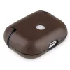 Evelatus Apple AirPods Pro nahkainen suojakotelo ruskea