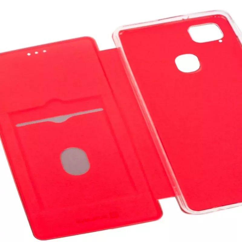 Evelatus Huawei P40 Lite Book Case viininpunainen