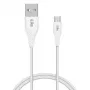 iLike latauskaapeli MicroUSB ICM01 valkoinen