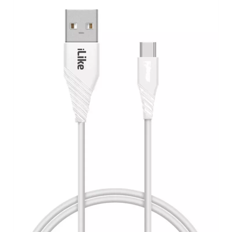 iLike latauskaapeli Type-C ICT01 valkoinen