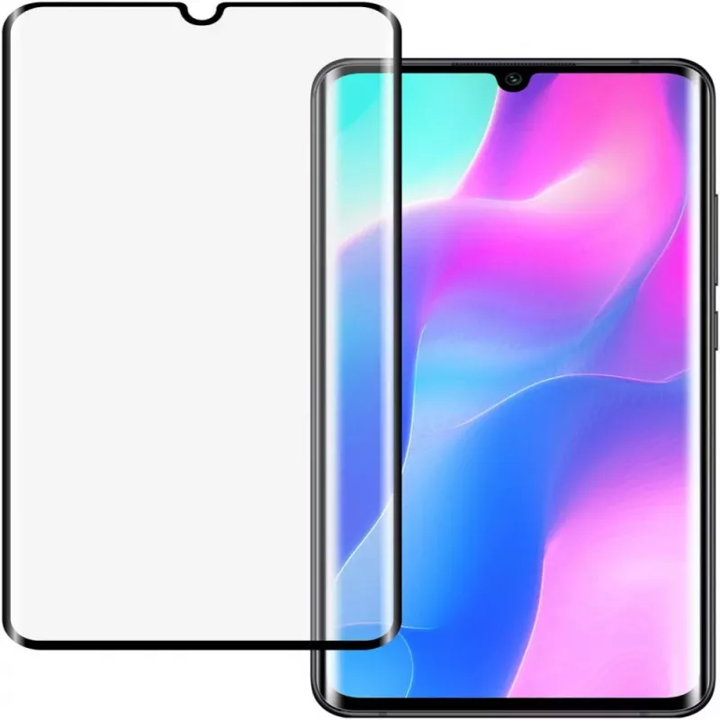 Evelatus Xiaomi Mi Note 10 Lite / Mi Note 10 Clear Glass UV + Glue -näytönsuojakalvo