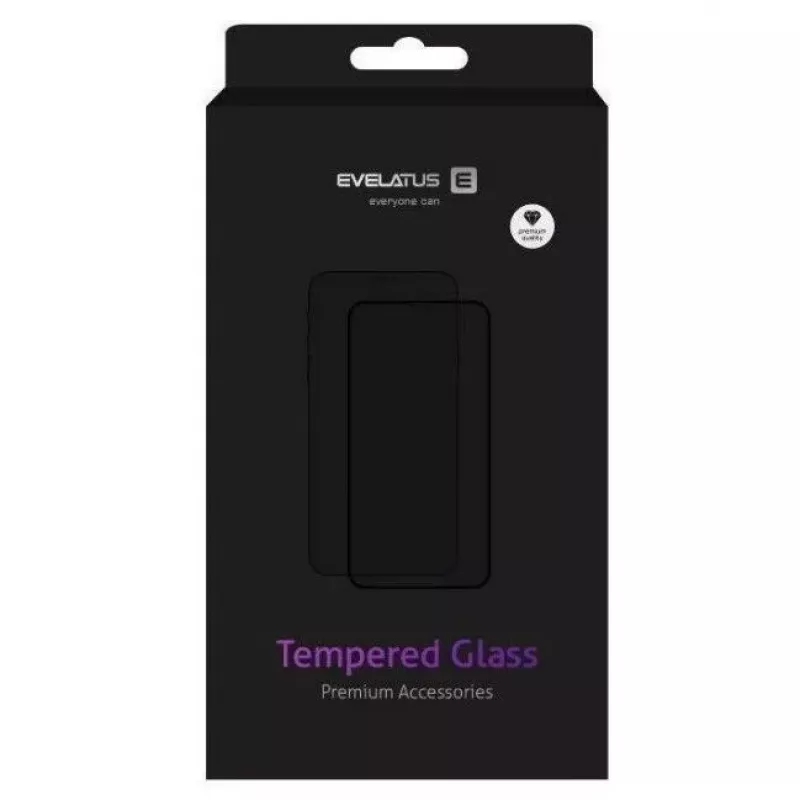 Evelatus Xiaomi Mi Note 10 Lite / Mi Note 10 Clear Glass UV + Glue -näytönsuojakalvo